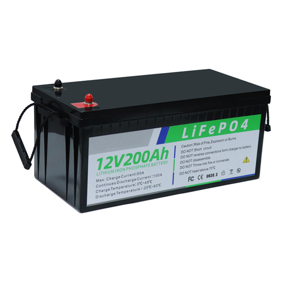 12,8V 200Ah LiFePO4 lithiumbatteri genopladeligt med BMS til off Grid solar applikationer Camping Home Energiopbevaring Marinebåd Vladsmall